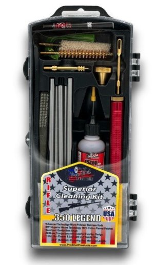 Pro-Shot Products R350L-KIT .350 Legend Rifle Cleaning Kit with Case