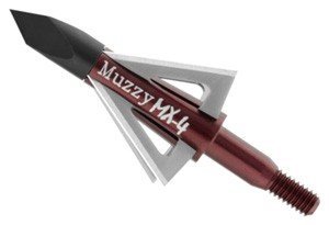 Muzzy MX-4 Broadheads 100 Grain 4-Blade 1.125 in Cut 3 Pack