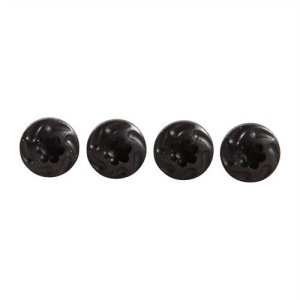 VZ Grips TURBO-BLK 1911 Officers Custom Grip Screws (4) Black