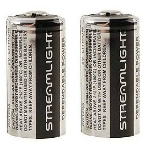 Streamlight CR2 Lithium Batteries 2 Pack Fits TLR-3 Tactical Light 750