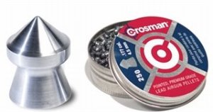 Crosman P177 Premier Pointed 177 Lead Hunting Pellet 250 Per Tin