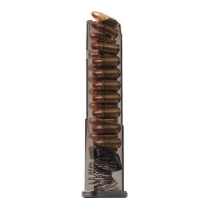 ETS Group Elite Tactical Systems Pistol Magazine 9mm Luger 19 Rounds Carbon Smoke