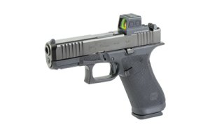 GLOCK 45 Gen 6 9mm 4.02 In 10-Rounds DLC Black Holosun EPS Carry 2 MOA view 3