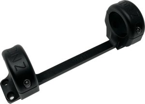 DNZ X91500 Black Aluminum 1 In Tube Medium Rings For Scope