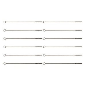 Brownells Shotgun Port Brush SS Model 20 26 In L x .25 In Dia 12 Pack