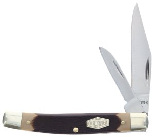 Old Timer 1179231 Middleman Jack 2.5" Folding Knife Black/Tan Handle