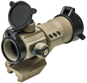 NcStar DRGB135T 1x35 Reflex Sight Tan Aluminum 3 MOA Cantilever Mount