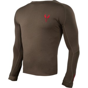 Badlands Pecora Merino Crew 21-42414 Mud Small Lightweight Odor-Resistant