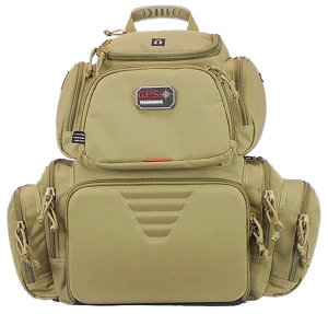 G Outdoors GPS-1711BPT Handgunner Backpack 4 Gun Cradle Tan