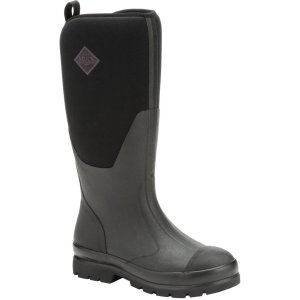 Muck WCHT-000-BLK-050 Women's Chore Boot Tall Black 5, Waterproof, 5mm Foam