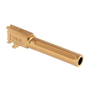 True Precision TP-G43B-XG Glock 43 Barrel Non-Threaded Gold TiN 9mm
