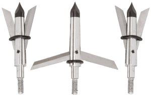 Aluminum Ferrule Broadhead 100 gr. 3 pk. 1.75" Cutting Diameter