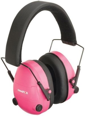 Champion Targets 40975 Electronic Ear Muffs 25 dB Pink Black Adjustable