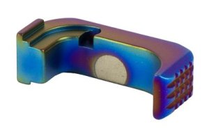 Shield Arms G43X-PRM-PBF-RH Mag Release Glock 43X/48 Peacock Anodized RH