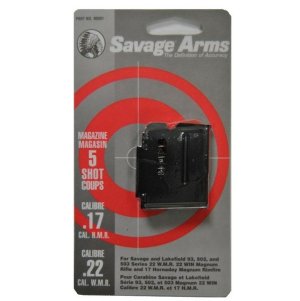 Savage Arms 90001 93 Series Blued Detachable 5rd 17 HMR or 22 WMR