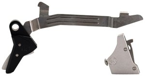 Timney ALPHAGLOCK34LRGSILVR Alpha Competition Trigger Silver Glock Gen3-4