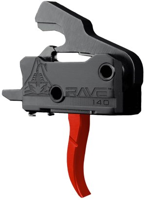 Rise Armament T017RED Rave 140 AR-15 Trigger 3.5LB Red