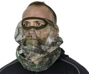 GSM Outdoors Hunter Specialties 3/4 Net Facemask Realtree EDGE Camo