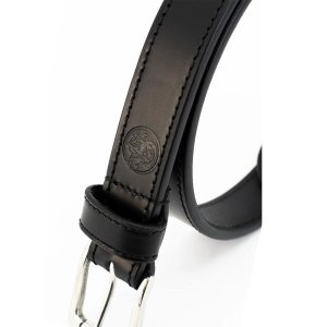 Cameleon S&W Adjustable Black Leather EDC Belt 46-48 Inches