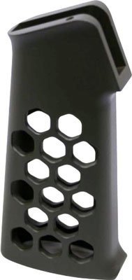 Guntec AIRLITE-PG Skeletonized Aluminum Pistol Grip, Black, 3.1 oz