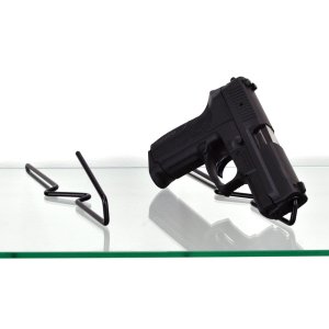 Gun Storage Solutions BKIK10 Vinyl-Coated Handgun BackKikstands 10-Pack