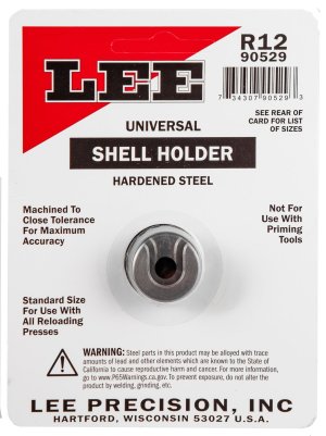 Lee Precision Universal Shell Holder 6 PPC #12 Size 1 Pc