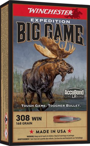 Winchester S308LR 308 Winchester 168 Grain AccuBond 20 Rounds per Box