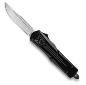 CobraTec MBFS-3DNS FS-3 Medium OTF Knife 3" D2 Steel Drop Blade Black
