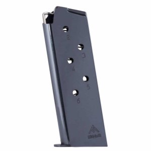 Mec-Gar USA 1911 Officer .45 ACP 6-Round Blued Magazine