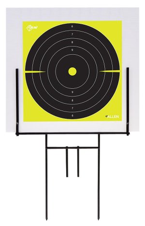 Allen EZ-Aim Portable Steel Target Stand 18"W x 19"H Black