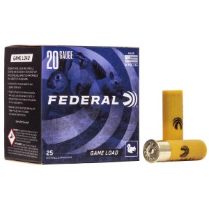 Federal H2006 Game-Shok Upland 20 Gauge 2.75" 7/8 oz 6 Shot 25 Per Box/