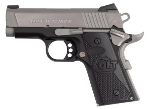 Colt O7800XETT Defender 45 ACP 7+1 3" Steel Slide, G10 Grip