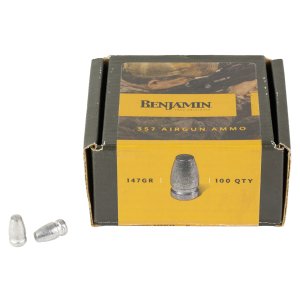 Benjamin Flat Point Airgun Bullet .357 Cal 147 gr 100/ct by Benjamin