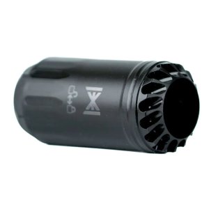 HUXWRX 2291 Blastphemy Blast Deflector, Black 17-4 Stainless Steel, QPQ Nitride Coated, Diverts Blast Forward
