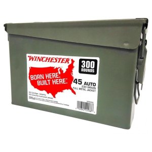 Winchester WW45C 45 ACP 230 gr Full Metal Jacket 300 Rounds