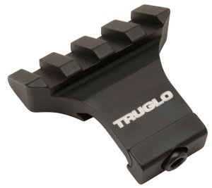 TruGlo TG8975B 45° Offset Picatinny Rail Mount Black Anodized Aluminum