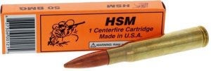 HSM 50 BMG Hornady A-Max Inert Dummy Round 750 Grain 1 Round