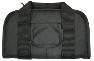 Bob Allen 79010 Black Tactical Handgun Case 13"x7.5"x1.25" Water Resistant