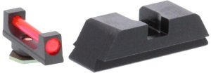 AmeriGlo GFT-122 Range Fiber Optic Sight Set for Glock 42/43 Black