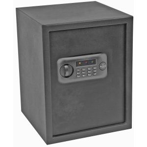 Bulldog BD1070 Digital Pistol Vault, 13.5"x13.5"x17.5", Black, LED, Alarm