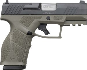 Taurus International GX2 9mm Luger 3.38In 13Rd Black/Green Alloy Steel