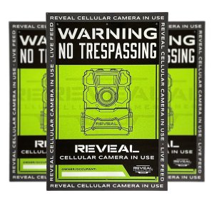 Tactacam S1 No Trespassing Sign Durable Plastic High Visibility