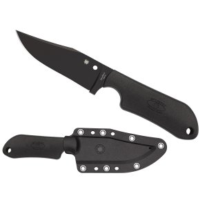 Spyderco FB15PBBK Street Beat 3.51" VG-10 Black DLC Blade FRN Handle