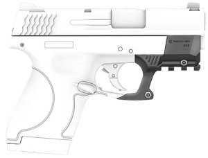 Recover Tactical SHR901 Rail Adapter Smith & Wesson Shield Black 1085 1: