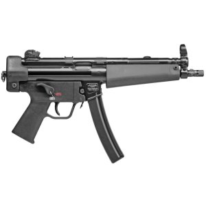 Heckler & Koch SP5 9mm Luger Pistol, 8.86" Barrel, 30-Round Capacity, Black Finish, Polymer Grip, Roller-Delayed Blowback