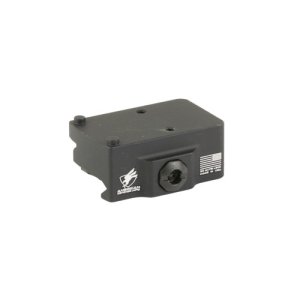 American Defense Mfg. AD-RMR, Quick Detach Mount, Right Hand Lever, Low, Fits Trijicon RMR, Anodized Finish, Black AD-RMR-LW-L-RH-STD
