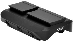 Warne 6112M Shotgun Rib ACRO Mount Black Anodized Red Dot Base
