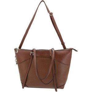 Cameleon 49195 Grace Concealed Carry Purse, Tan Leather, 4 Pockets