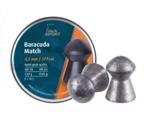 H&N Baracuda Match 92284500004 .177 Pellets 10.65 Grain 400 Pack