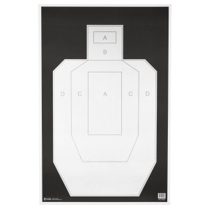 Action Target IPSC-PBKB-100 Practice Targets, 23"x35", 100 Pack